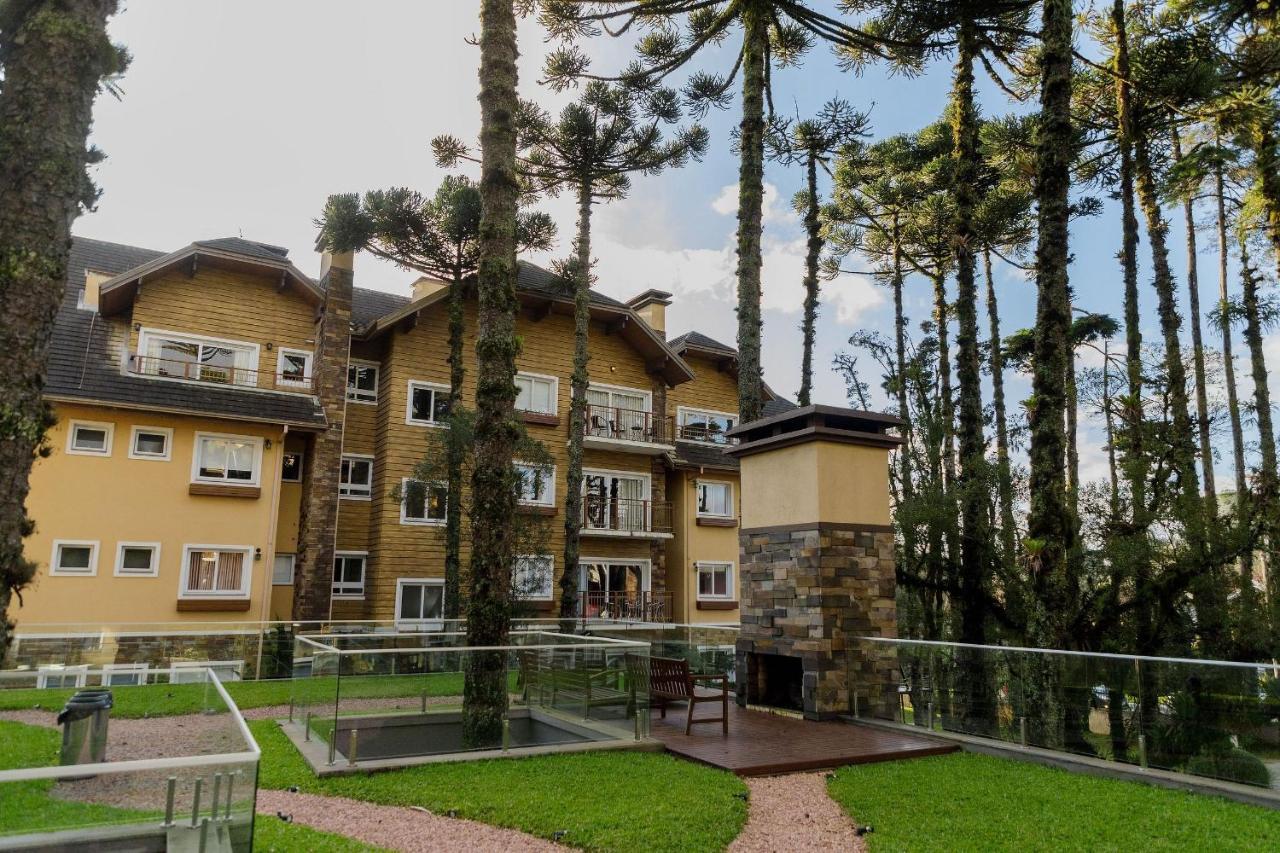 Topázio 304 - Apartamento com piscina aquecida, próximo à museu, restaurantes e cervejarias. Gramado Exterior foto