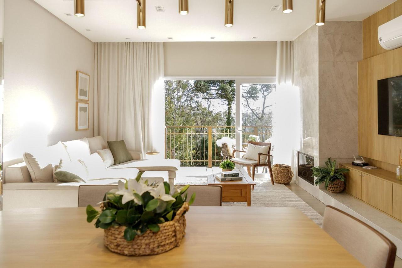 Topázio 304 - Apartamento com piscina aquecida, próximo à museu, restaurantes e cervejarias. Gramado Exterior foto