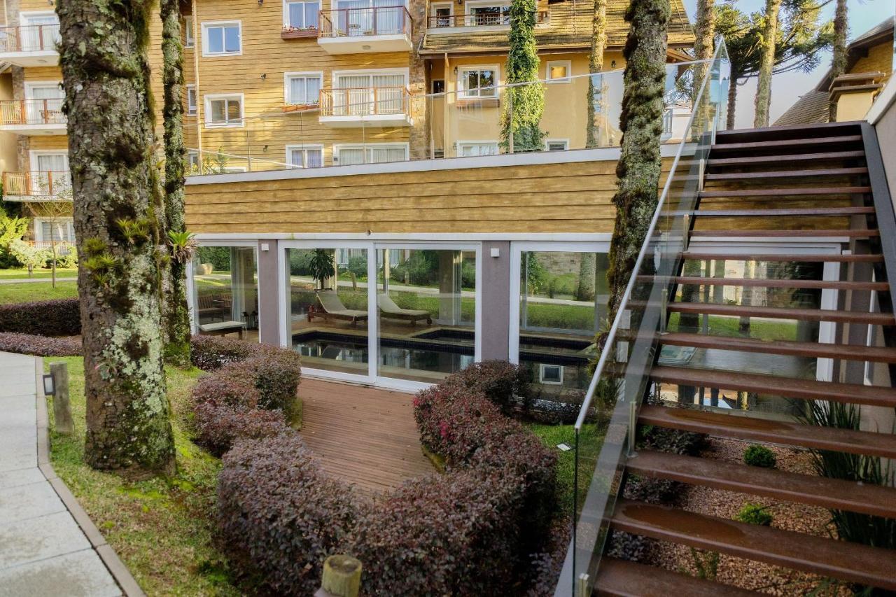 Topázio 304 - Apartamento com piscina aquecida, próximo à museu, restaurantes e cervejarias. Gramado Exterior foto
